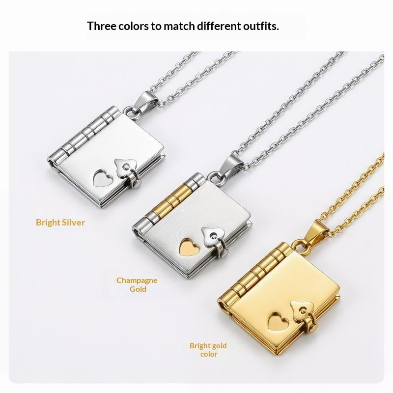 Envelope Necklace Custom Text  - Custom Photo Book recension och pris