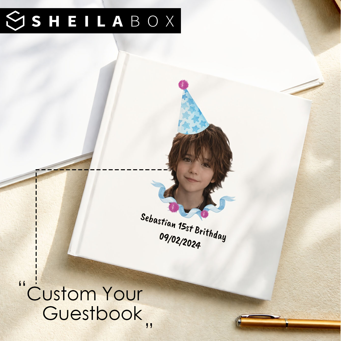 Sheilabox Custom Guest Book Pe - Custom Photo Book recension och pris