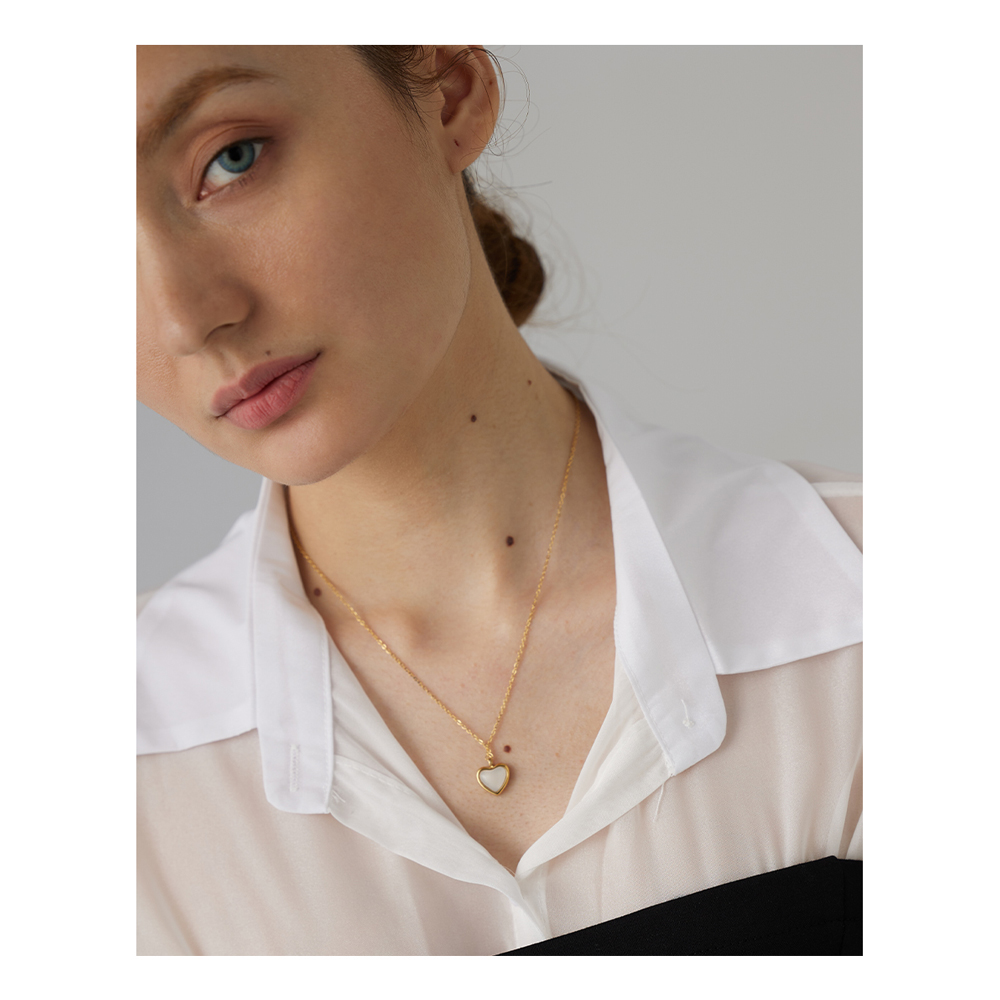 Yhpup Stainless Steel Heart Pe - Birth Flower Necklace recension och pris