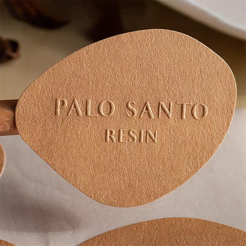 Custom 3D Embossed Gold Foil A - Personalised Candle Label recension och pris