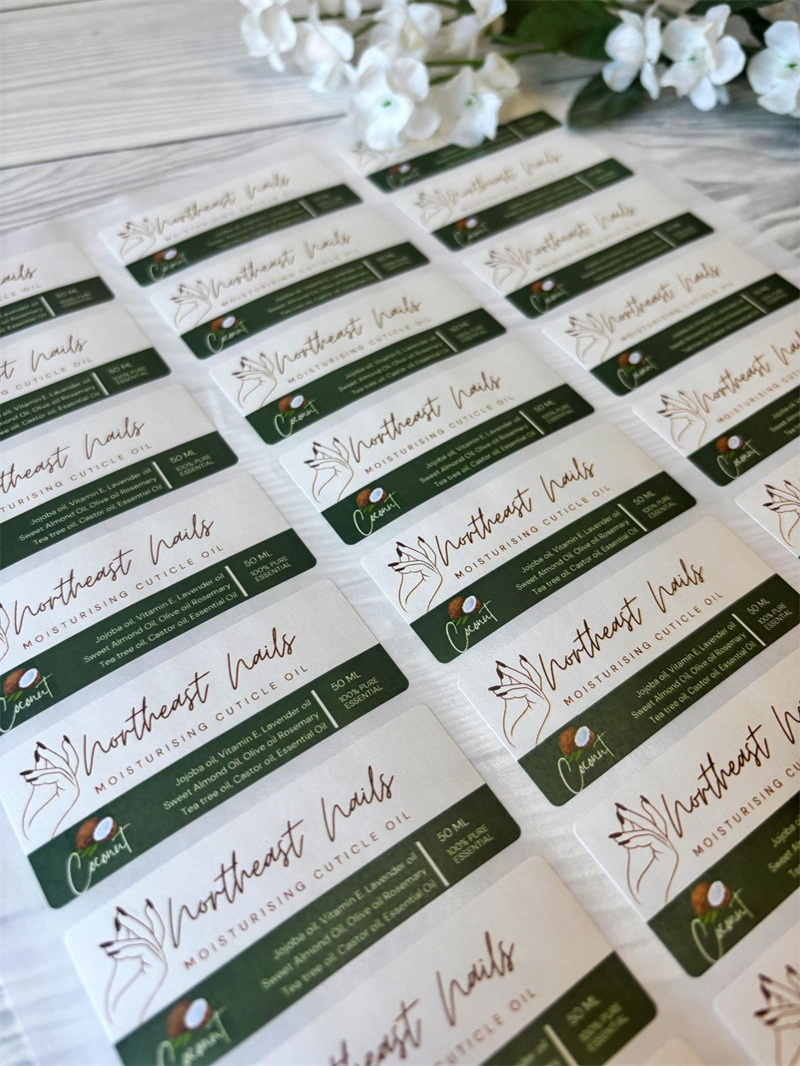 Custom 3D Embossed Gold Foil A - Personalised Candle Label recension och pris